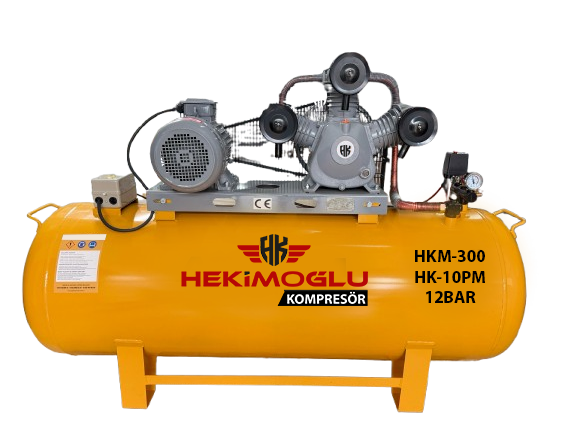 300 LT 12 BAR Pistonlu Kompresör